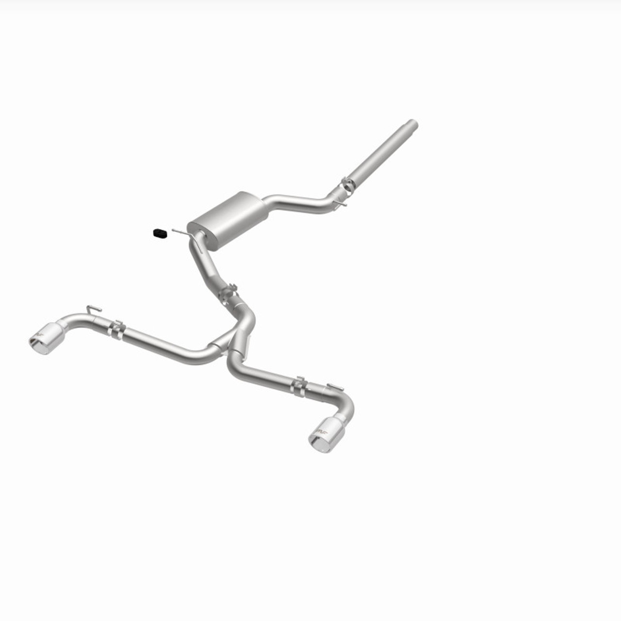 MagnaFlow 18-19 VW GTI 2.0L 409 SS Polished 3in Touring Series Cat-Back Exhaust - 19435