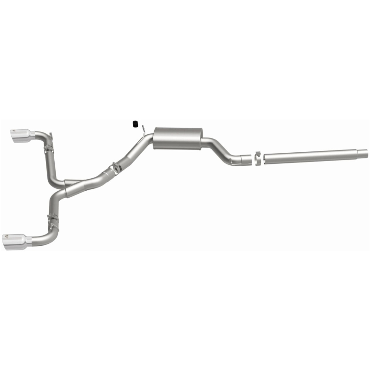 MagnaFlow 18-19 VW GTI 2.0L 409 SS Polished 3in Touring Series Cat-Back Exhaust - 19435