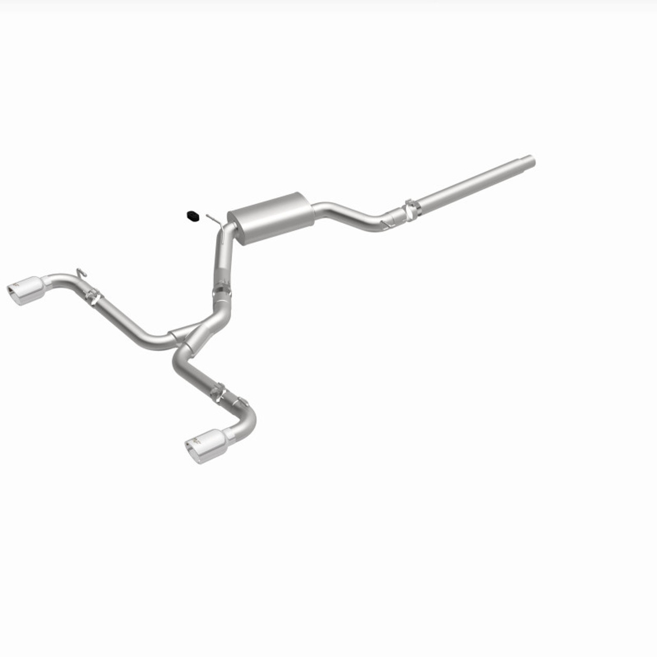 MagnaFlow 18-19 VW GTI 2.0L 409 SS Polished 3in Touring Series Cat-Back Exhaust - 19435