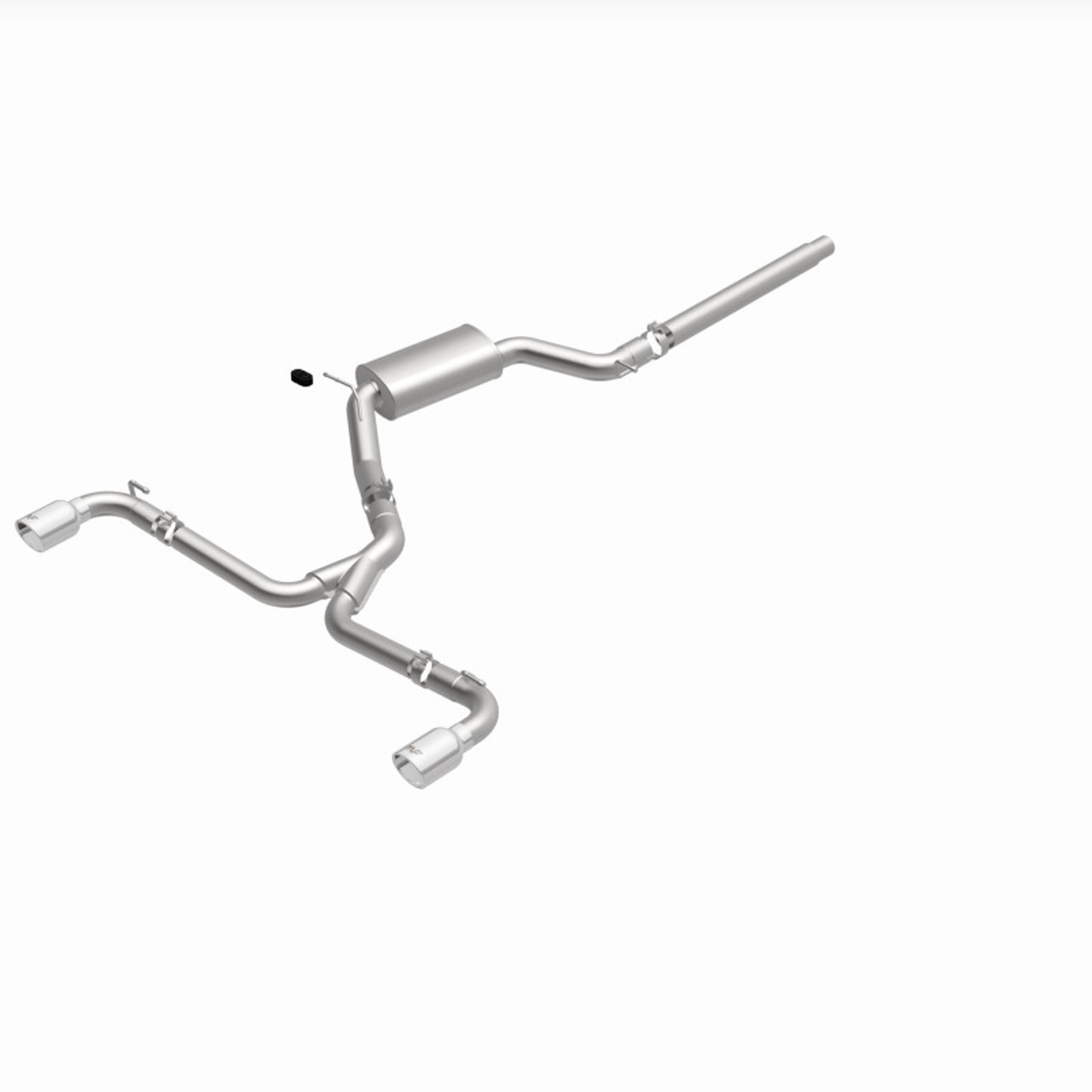 MagnaFlow 18-19 VW GTI 2.0L 409 SS Polished 3in Touring Series Cat-Back Exhaust - 19435