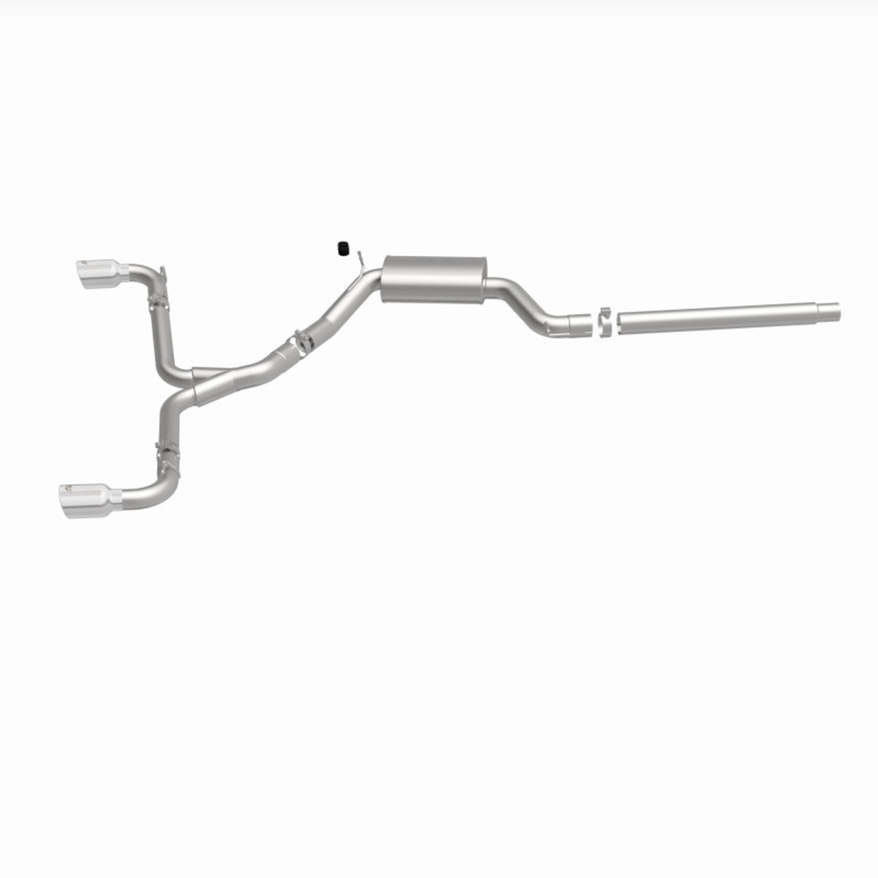 MagnaFlow 18-19 VW GTI 2.0L 409 SS Polished 3in Touring Series Cat-Back Exhaust - 19435