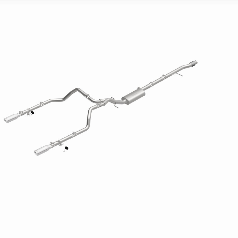 MagnaFlow 2019 Chevy Silverado 1500 V8 5.3L/V6 4.3 Street Series Dual Exit Exhaust w/ Polished Tips - 19471