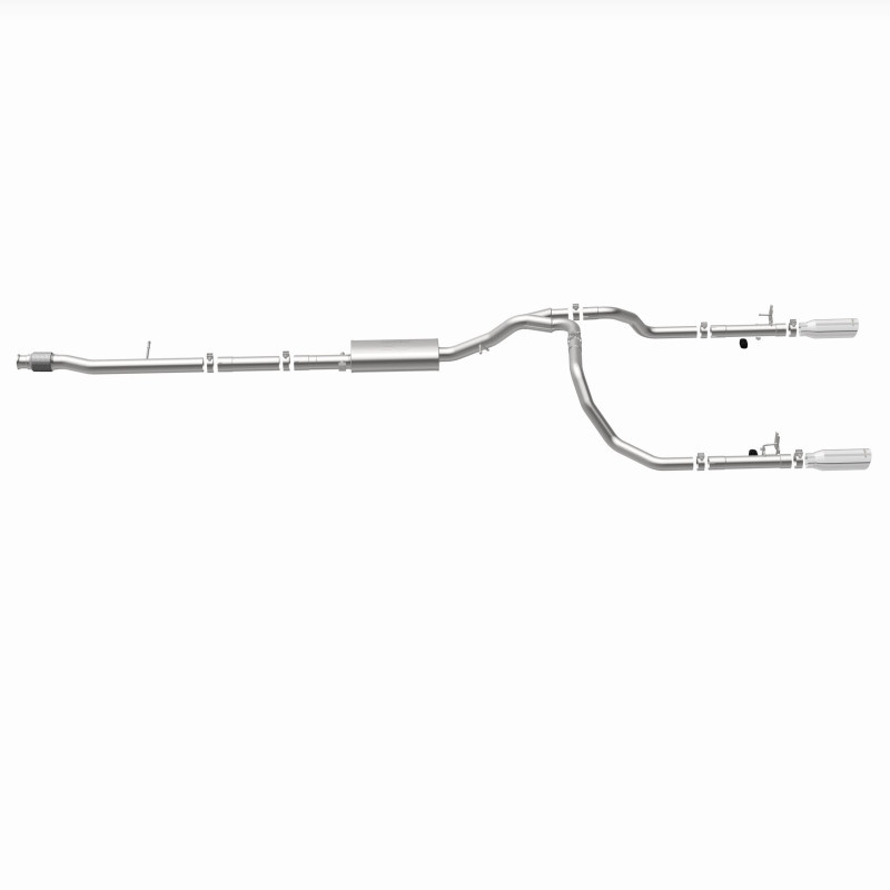 MagnaFlow 2019 Chevy Silverado 1500 V8 5.3L/V6 4.3 Street Series Dual Exit Exhaust w/ Polished Tips - 19471