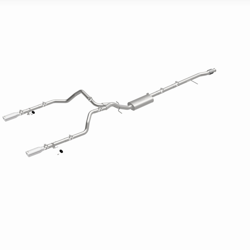 MagnaFlow 2019 Chevy Silverado 1500 V8 5.3L/V6 4.3 Street Series Dual Exit Exhaust w/ Polished Tips - 19471