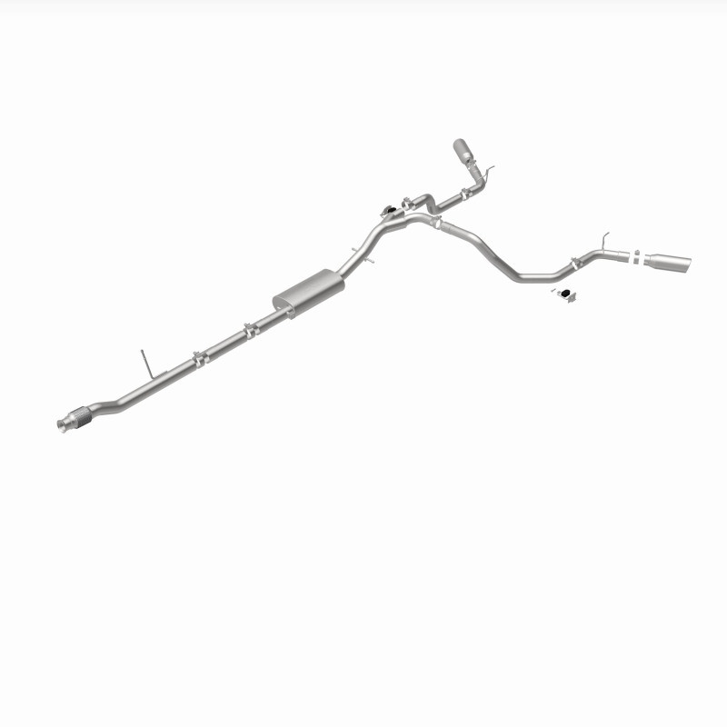 MagnaFlow 2019 Chevy Silverado 1500 V8 5.3L Street Series Dual Split Exit Exhaust w/ Polished Tips - 19473