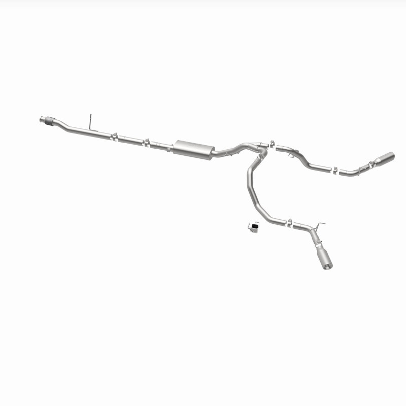 MagnaFlow 2019 Chevy Silverado 1500 V8 5.3L Street Series Dual Split Exit Exhaust w/ Polished Tips - 19473