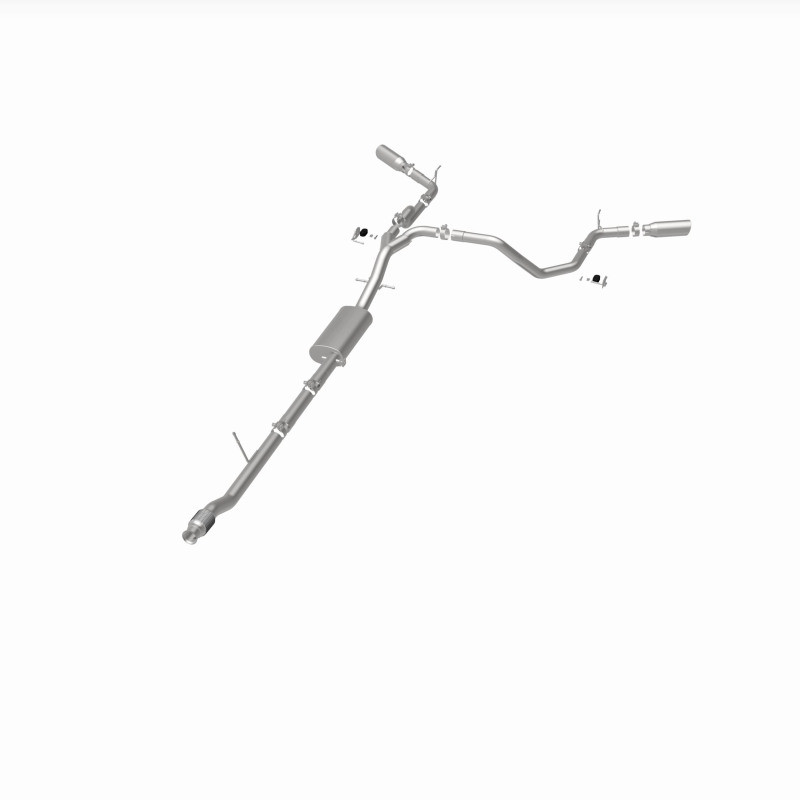 MagnaFlow 2019 Chevy Silverado 1500 V8 5.3L Street Series Dual Split Exit Exhaust w/ Polished Tips - 19473