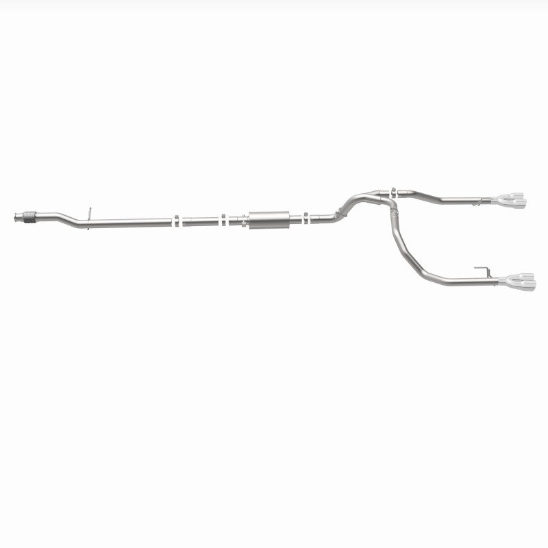 MagnaFlow 2019 Chevy Silverado 1500 V8 5.3L Street Series Quad Split Rear Exhaust w/ Polished Tips - 19477