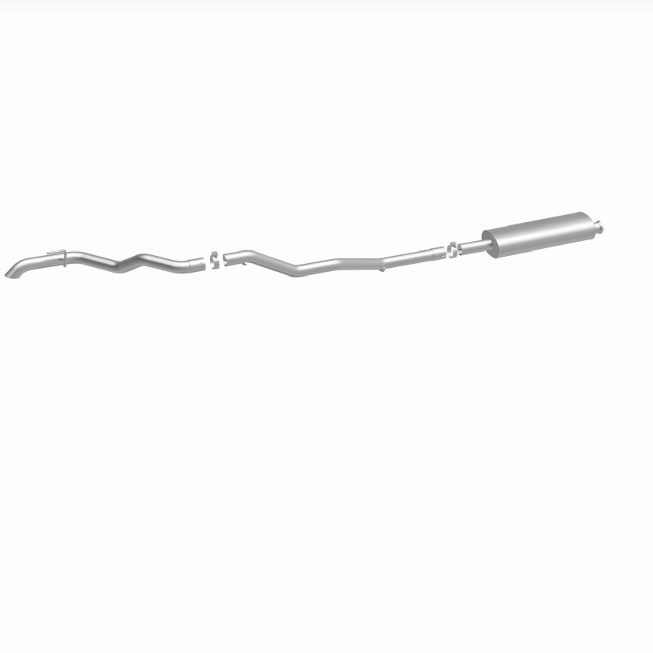 MagnaFlow 2020 Jeep Gladiator 2.5in Rock Crawler Series Single Rear Exit SS Cat-Back Exhaust w/o Tip - 19486