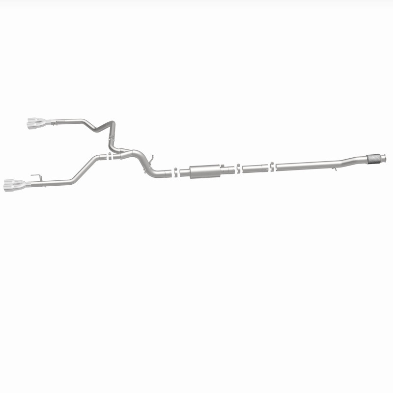 MagnaFlow 2019 Chevrolet Silverado 1500 Quad Exit Polished Stainless Cat-Back Exhaust - 19489