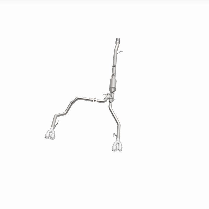 MagnaFlow 2019 Chevrolet Silverado 1500 Quad Exit Polished Stainless Cat-Back Exhaust - 19489