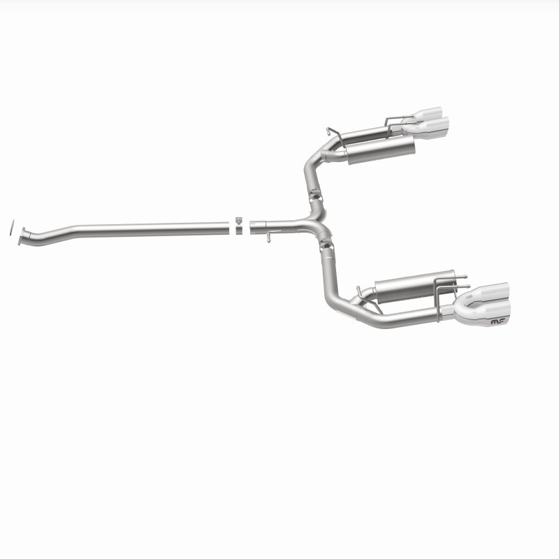 MagnaFlow 18-19 Toyota Camry XSE 2.5L (FWD) Street Series Cat-Back Exhaust w/4in Polished Quad Tips - 19494