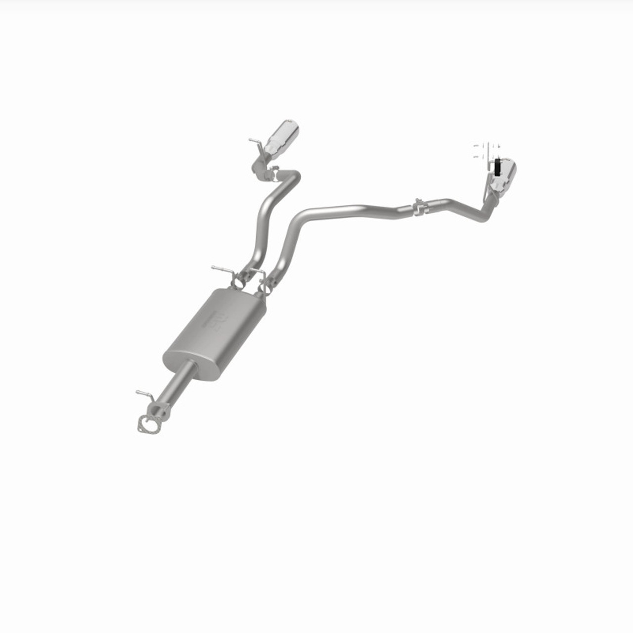 MagnaFlow 2019 Ram 1500 Street Series Cat-Back Exhaust Dual Rear Exit w/Polished Tips - 19498