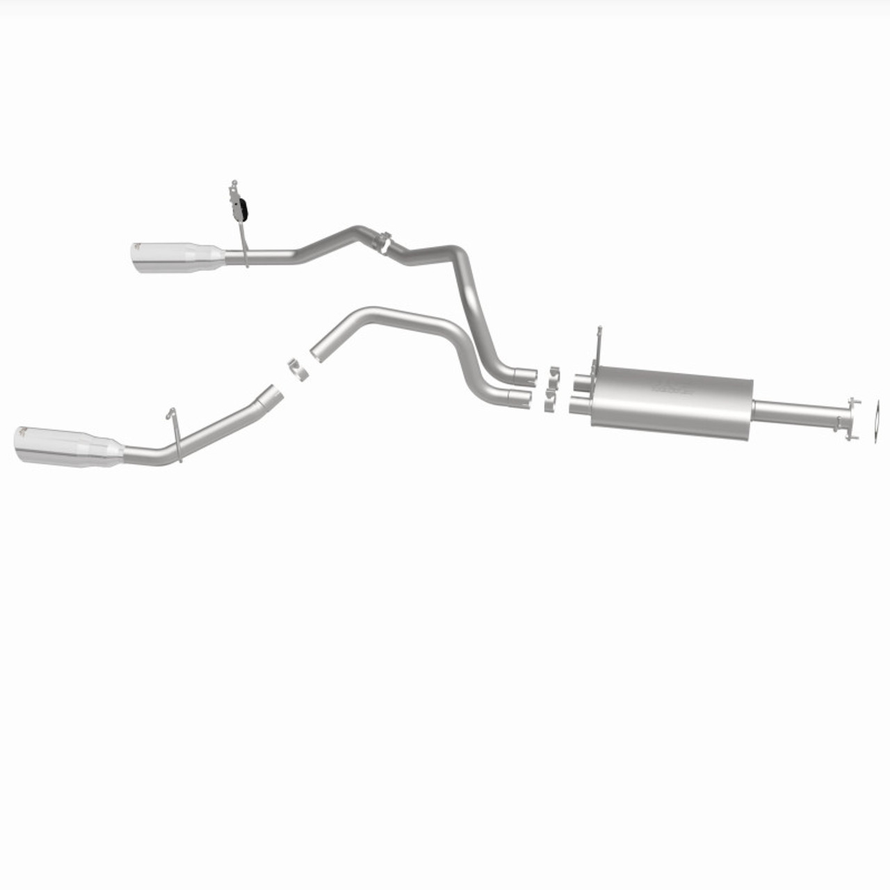 MagnaFlow 2019 Ram 1500 Street Series Cat-Back Exhaust Dual Rear Exit w/Polished Tips - 19498