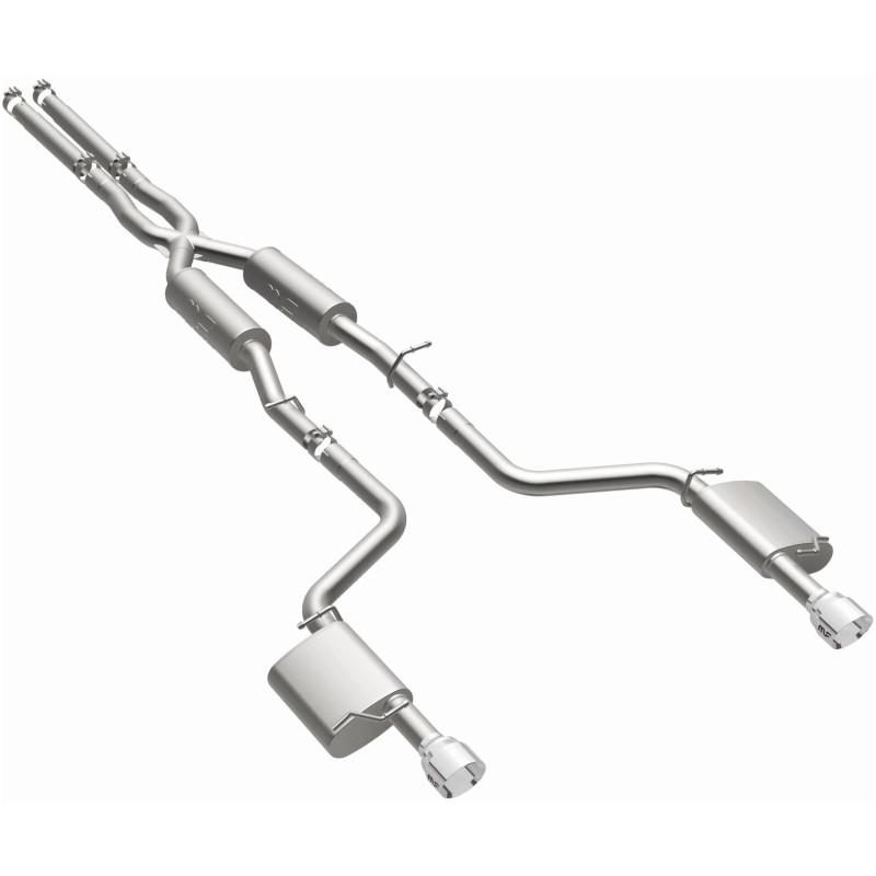 MagnaFlow 19-20 Dodge Charger GT 3.6L V6 Dual Exit Polished Tip Street Series Cat-Back Exhaust - 19522