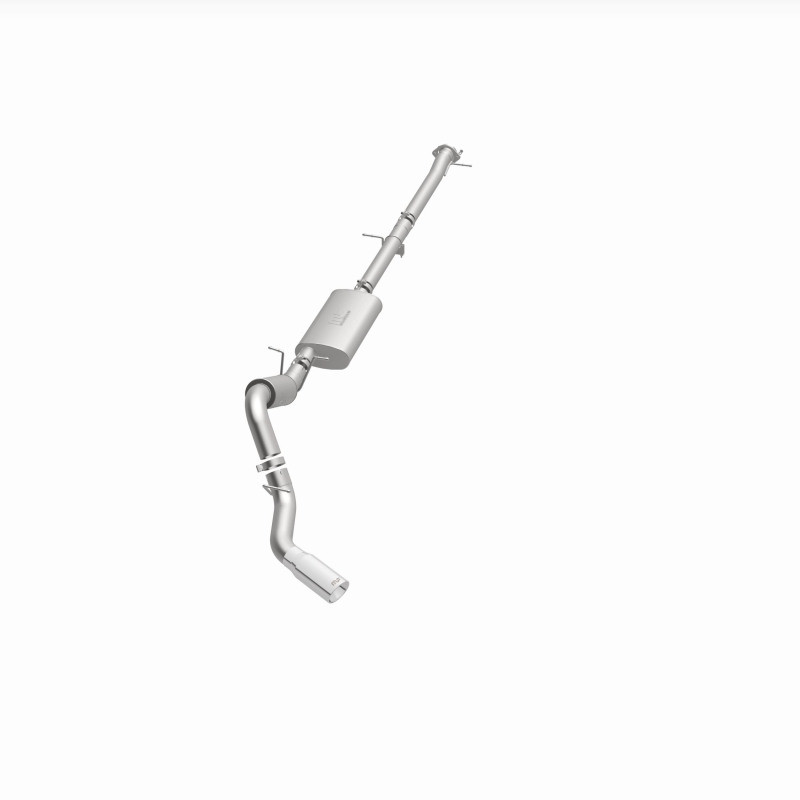 MagnaFlow 2022+ GM 2500/3500HD 6.6L Gas Single Passenger Side Rear Exit Cat-Back Exhaust - 19524