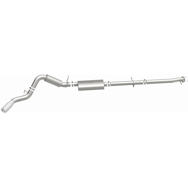 MagnaFlow 2022+ GM 2500/3500HD 6.6L Gas Single Passenger Side Rear Exit Cat-Back Exhaust - 19524