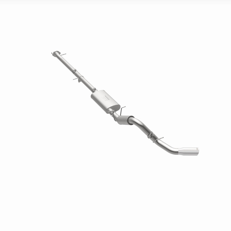 MagnaFlow 2022+ GM 2500/3500HD 6.6L Gas Single Passenger Side Rear Exit Cat-Back Exhaust - 19524