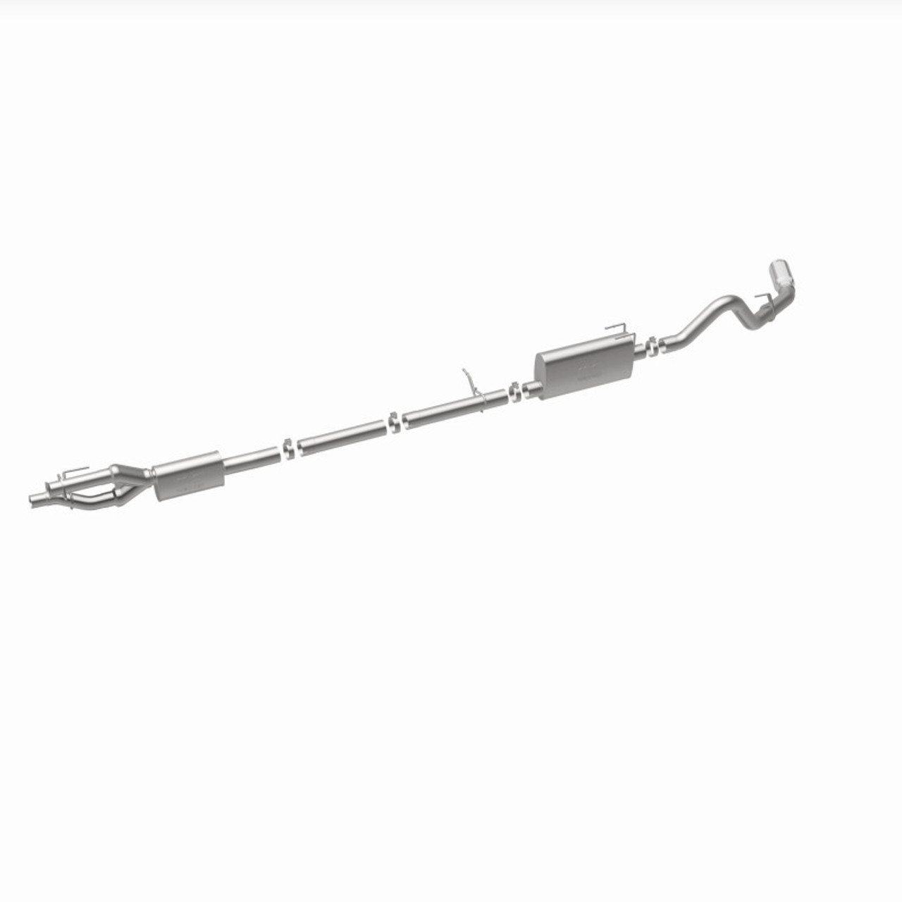 MagnaFlow 2020 Ford F250/F350 3.5in Street Series Cat-Back Exhaust Rear Passenger Exit-Polished Tip - 19530