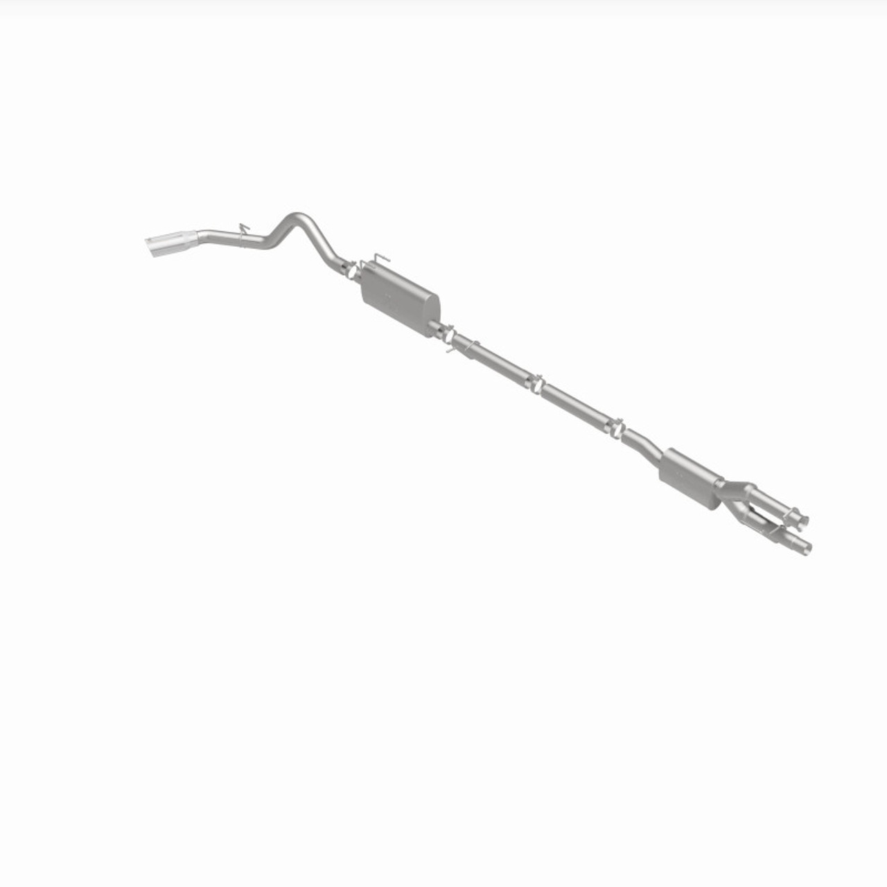 MagnaFlow 2020 Ford F250/F350 3.5in Street Series Cat-Back Exhaust Rear Passenger Exit-Polished Tip - 19530