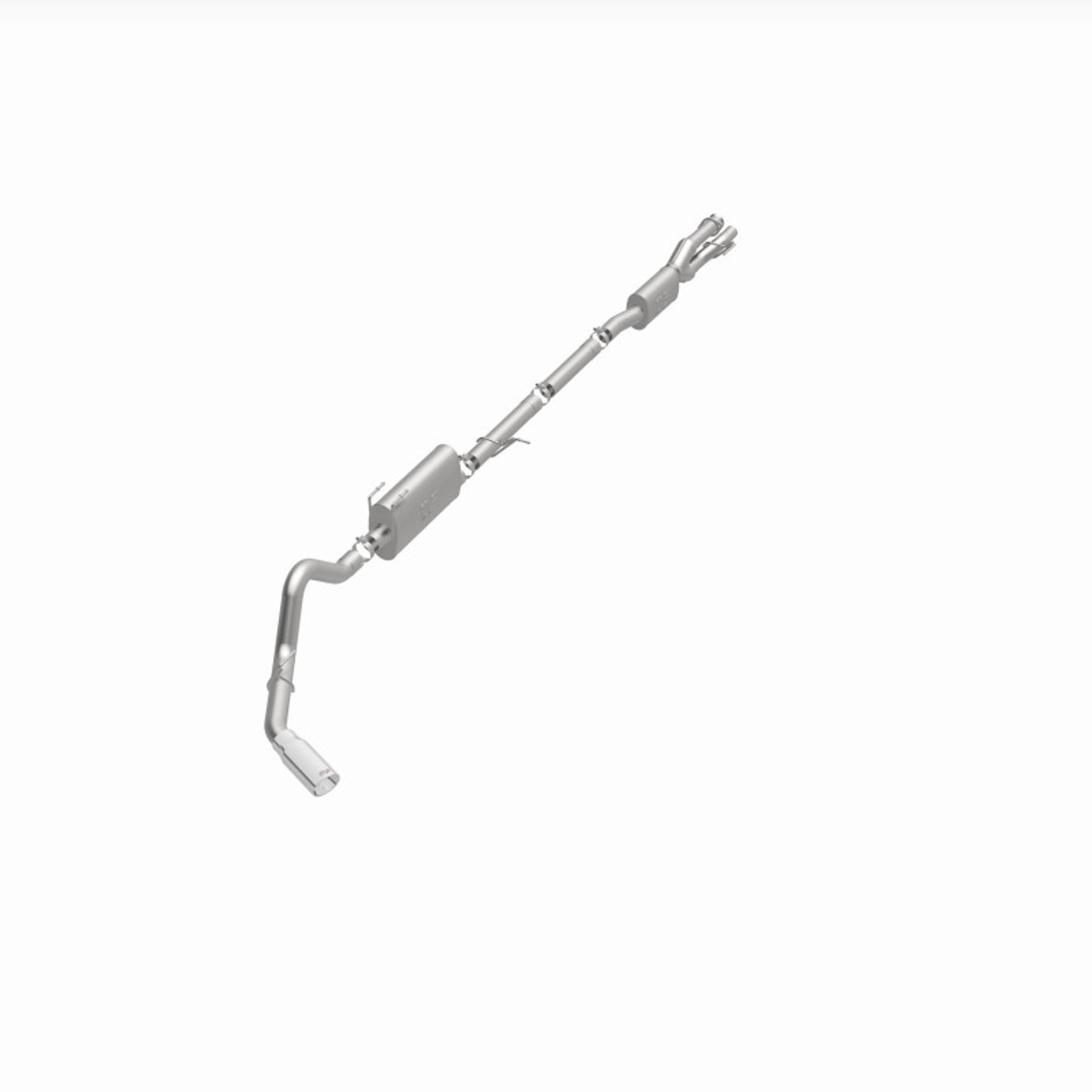MagnaFlow 2020 Ford F250/F350 3.5in Street Series Cat-Back Exhaust Rear Passenger Exit-Polished Tip - 19530