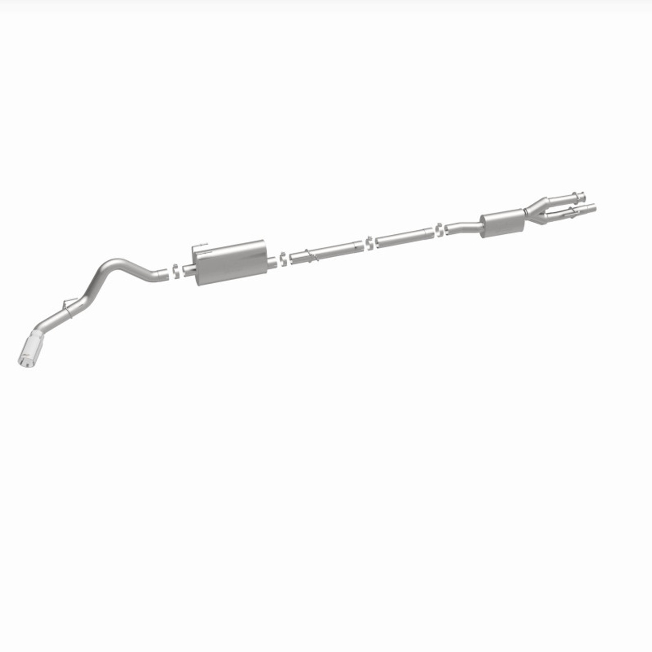 MagnaFlow 2020 Ford F250/F350 3.5in Street Series Cat-Back Exhaust Rear Passenger Exit-Polished Tip - 19530