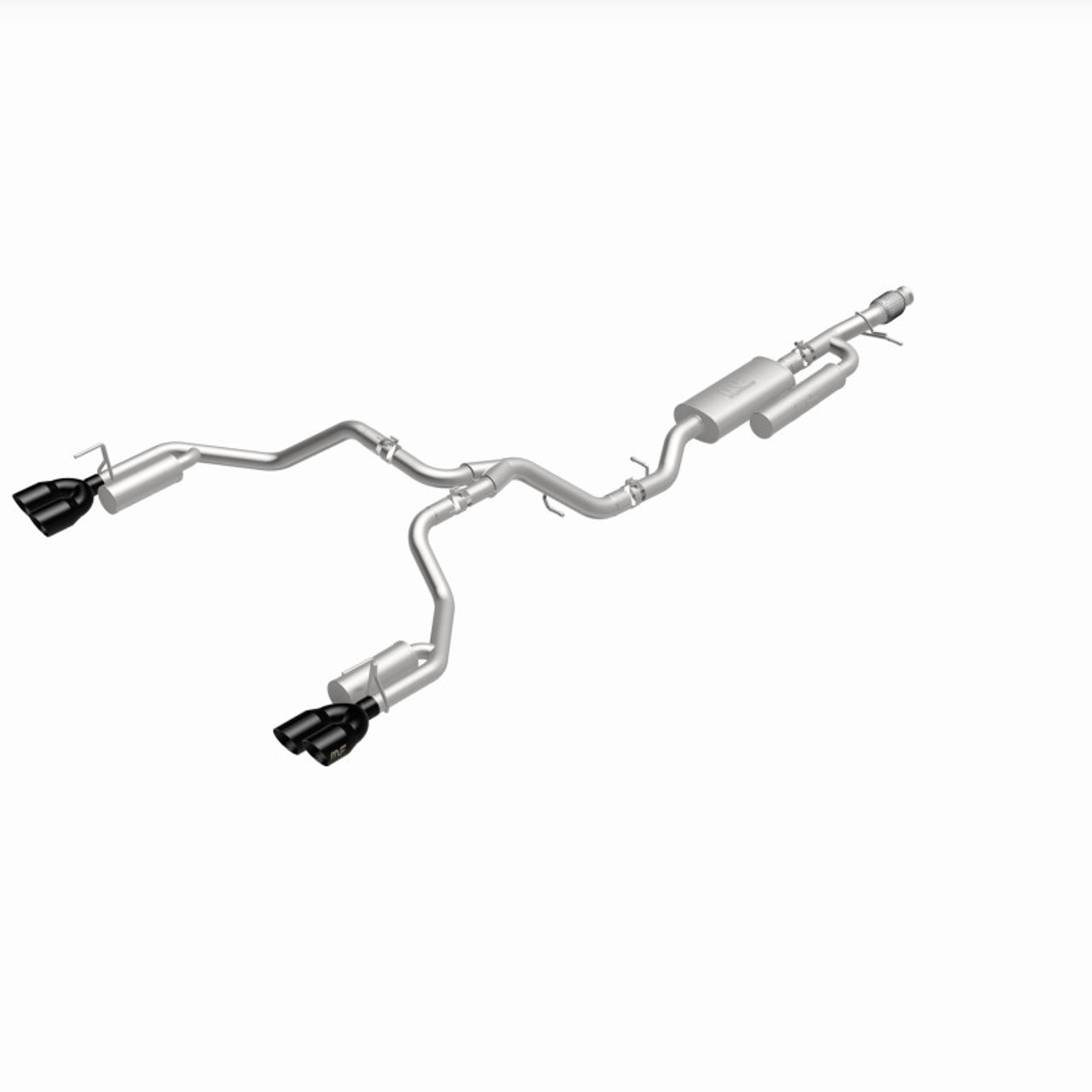 MagnaFlow 2021 Chevrolet Tahoe V8 5.3L Street Series Cat-Back Exhaust - Black Chrome Tips - 19541