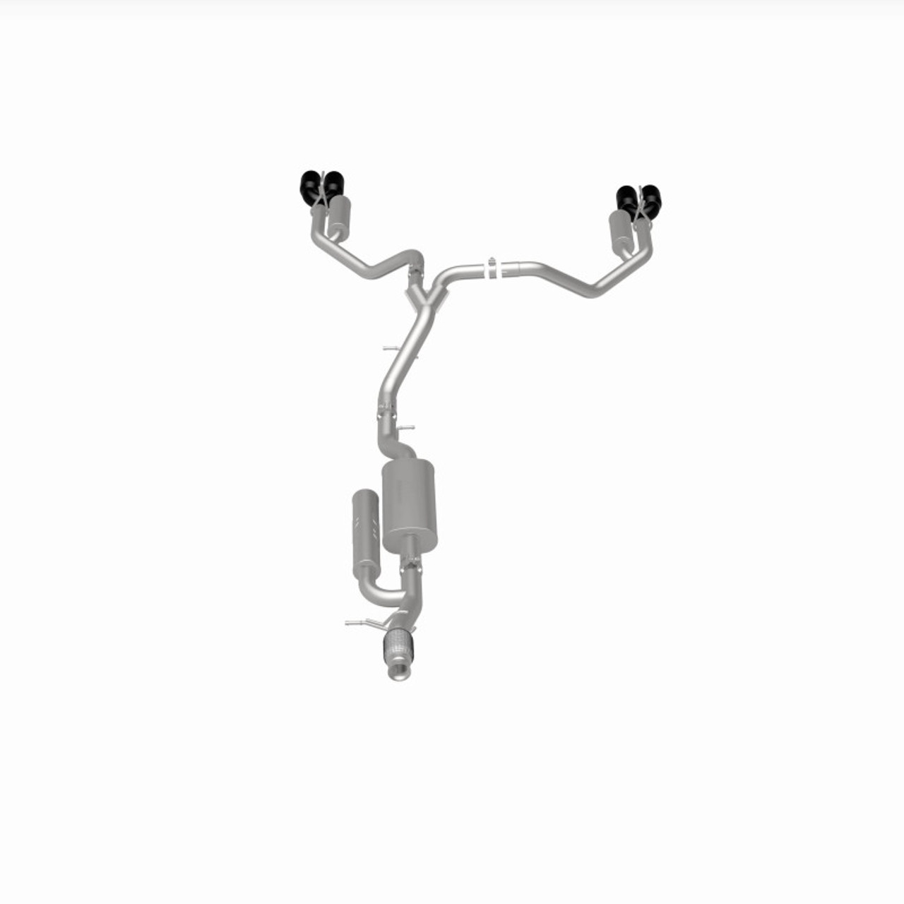 MagnaFlow 2021 Chevrolet Tahoe V8 5.3L Street Series Cat-Back Exhaust - Black Chrome Tips - 19541