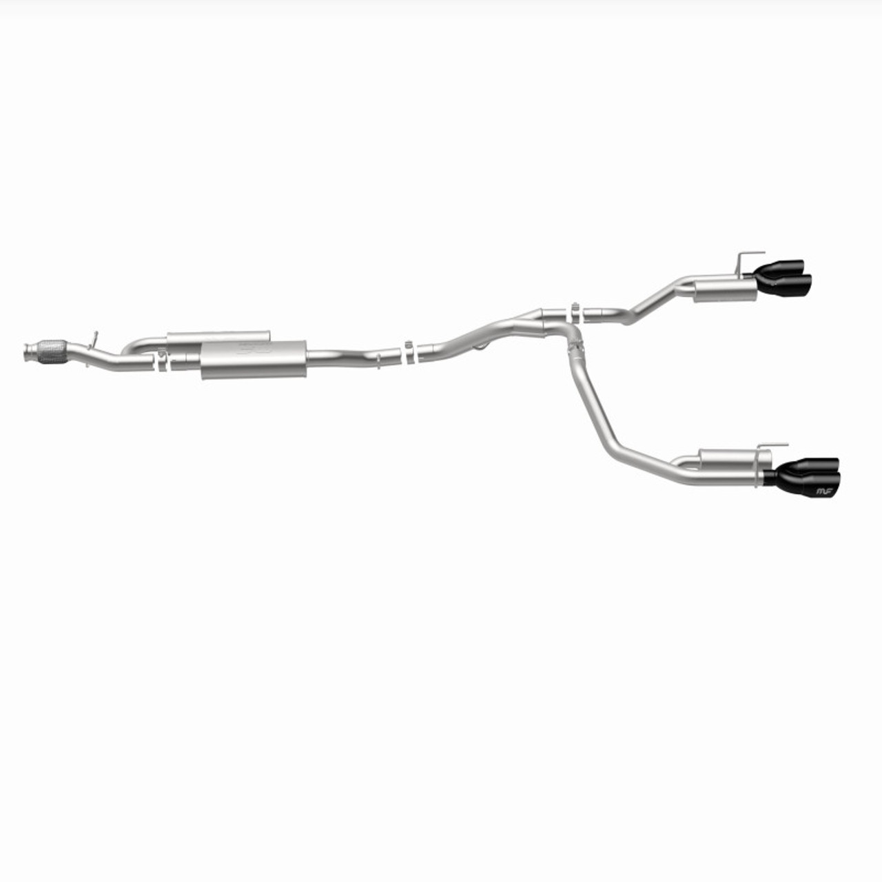 MagnaFlow 2021 Chevrolet Tahoe V8 5.3L Street Series Cat-Back Exhaust - Black Chrome Tips - 19541