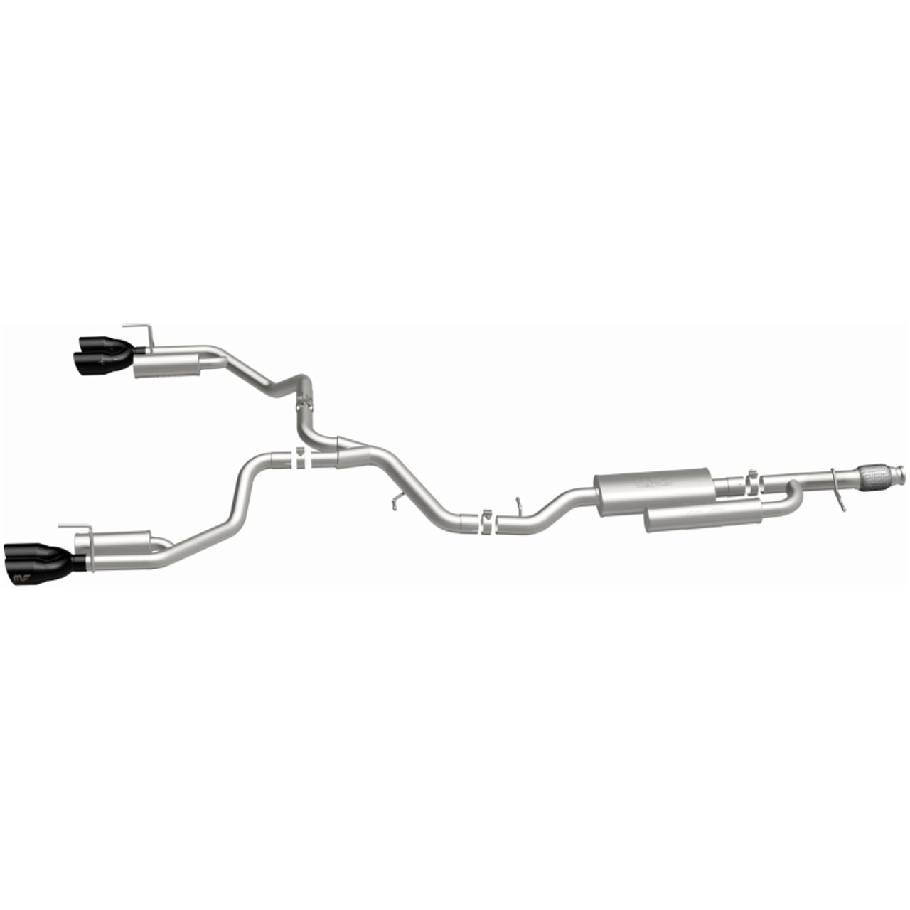 MagnaFlow 2021 Chevrolet Tahoe V8 5.3L Street Series Cat-Back Exhaust - Black Chrome Tips - 19541