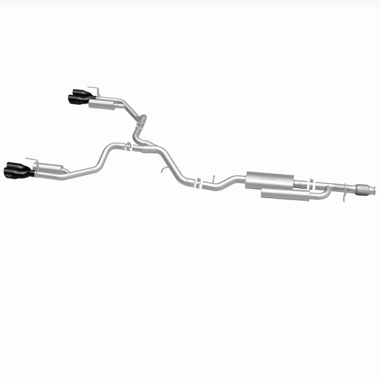 MagnaFlow 2021 Chevrolet Tahoe V8 5.3L Street Series Cat-Back Exhaust - Black Chrome Tips - 19541