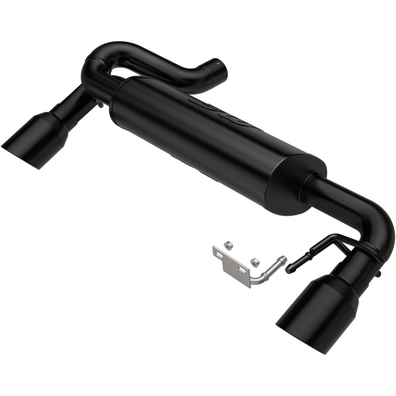 MagnaFlow 2021 Ford Bronco Street Series Axle-Back Exhaust w/ Dual Split Rear Style Exit- Black Tips - 19558