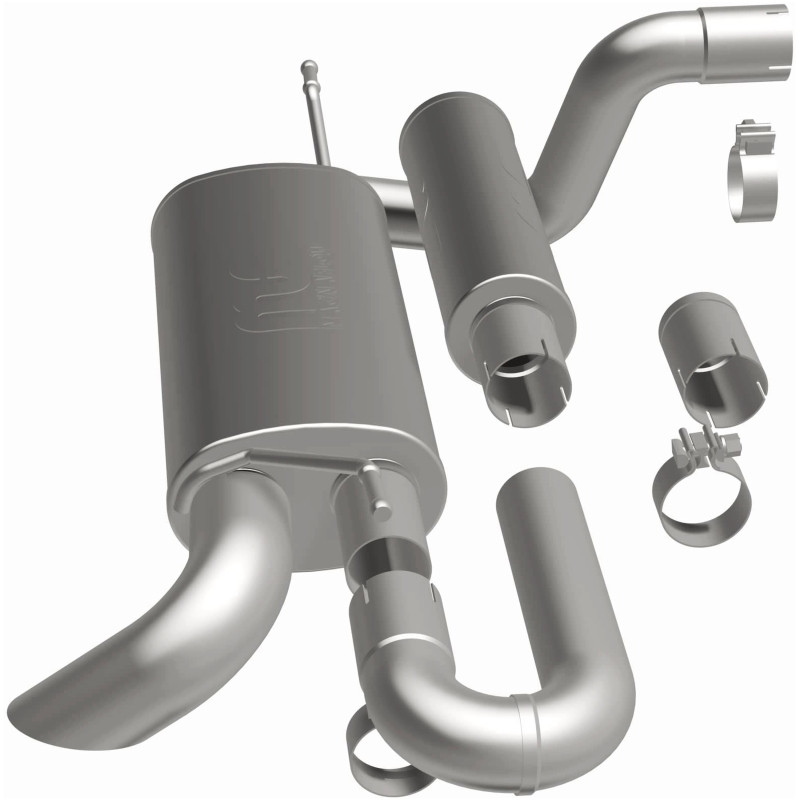 MagnaFlow 18-23 Jeep Wrangler JL 2.0L/3.6L Overland Series Axle-Back Exhaust - 19620