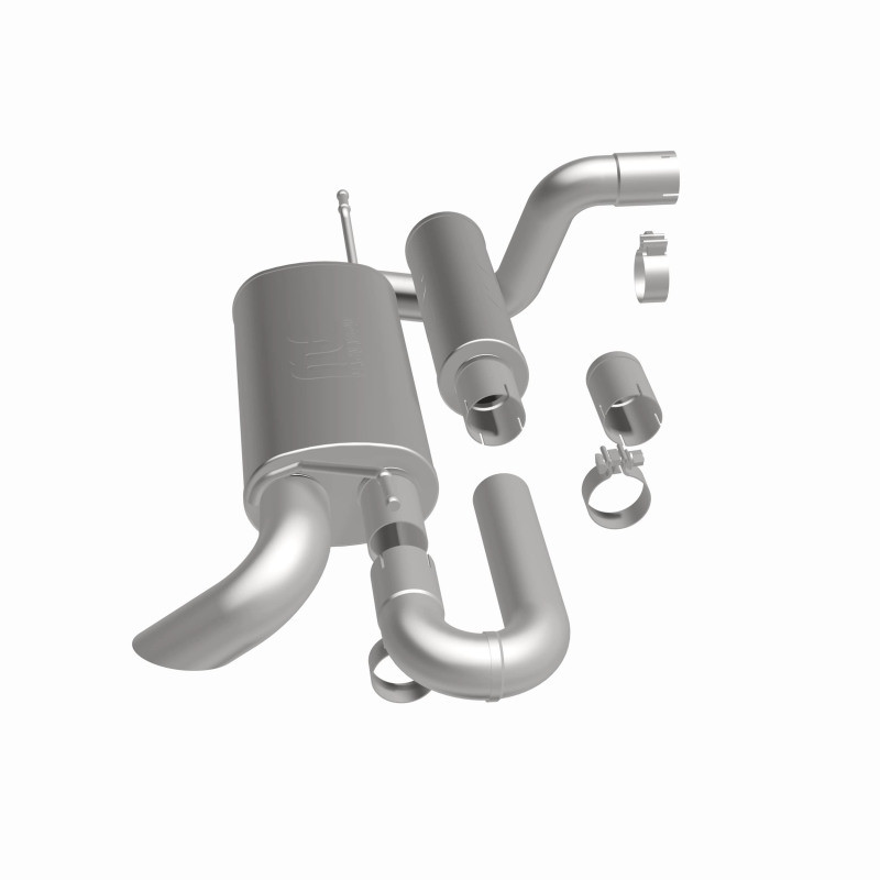 MagnaFlow 18-23 Jeep Wrangler JL 2.0L/3.6L Overland Series Axle-Back Exhaust - 19620