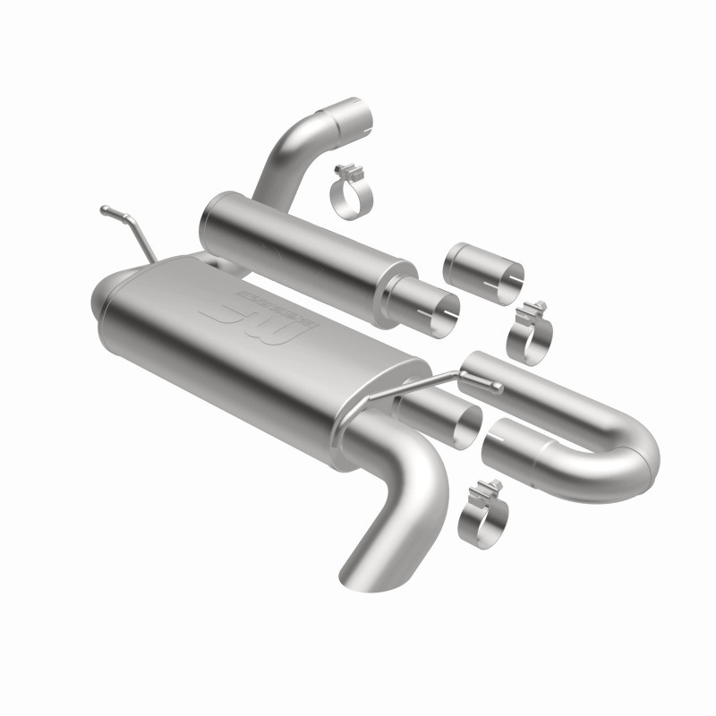 MagnaFlow 18-23 Jeep Wrangler JL 2.0L/3.6L Overland Series Axle-Back Exhaust - 19620