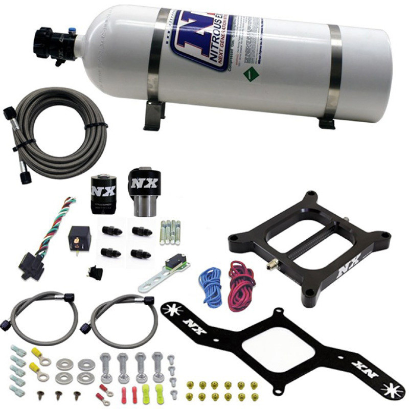 Nitrous Express 4150 Gasoline (RNC) Nitrous Kit w/15lb Bottle - 55040-15