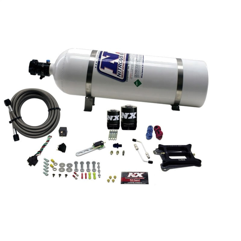 Nitrous Express 4150 Gasoline (RNC) Nitrous Kit w/15lb Bottle - 55040-15