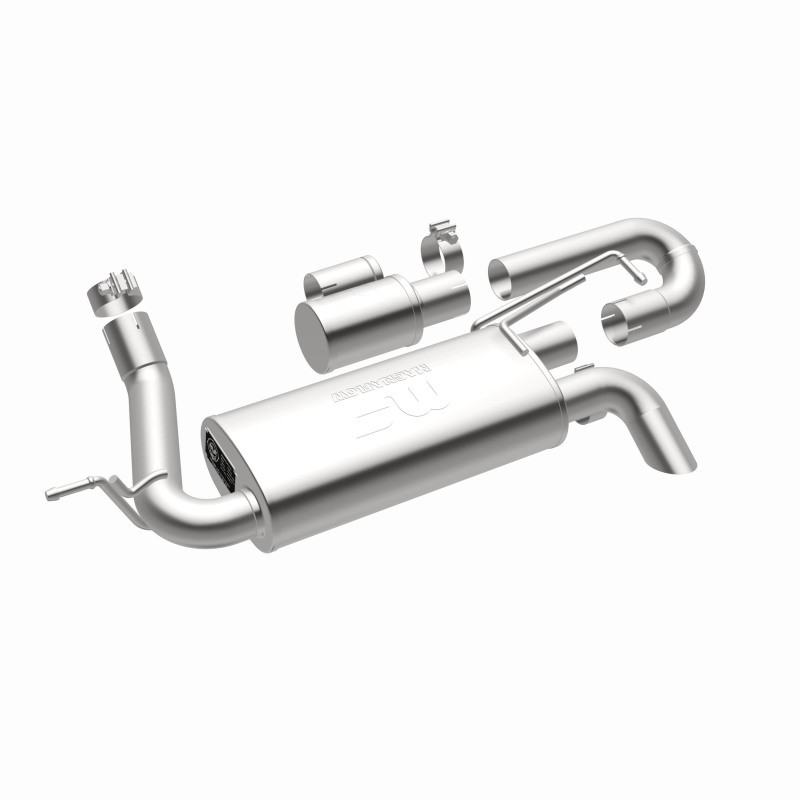 MagnaFlow 07-18 Jeep Wrangler JK Overland Series Axle-Back Exhaust System - 19668