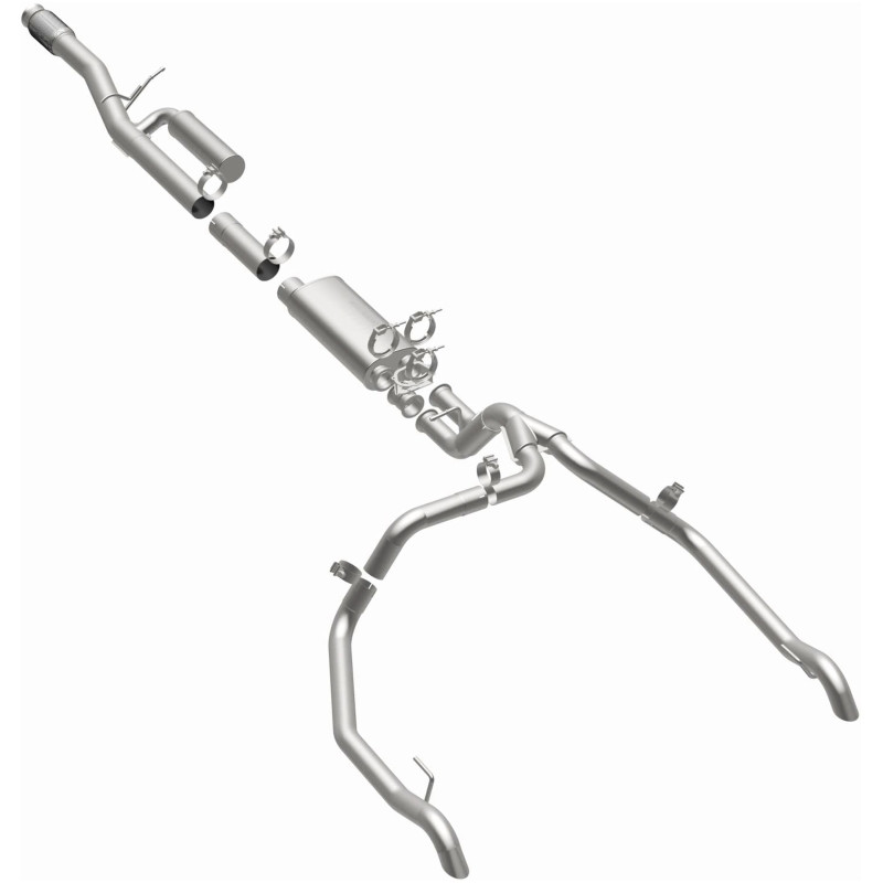 MagnaFlow 24-25 Chevrolet/GMC Silverado/Sierra 1500 ZR2/AT4X Overland Series Cat-Back Exhaust System - 19703