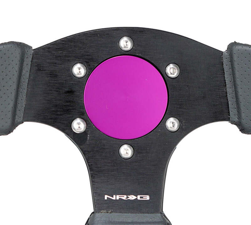 NRG Horn Delete Plate Flush Fitting - Purple - STR-150PP Photo - Close Up