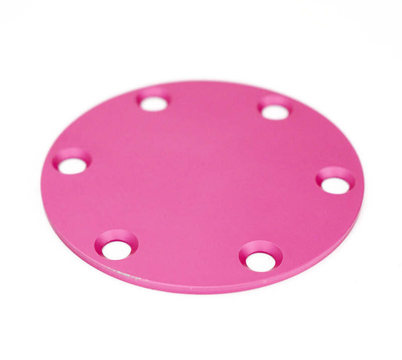 NRG Horn Delete Plate Laser Logo - Pink - STR-250PK Photo - Close Up