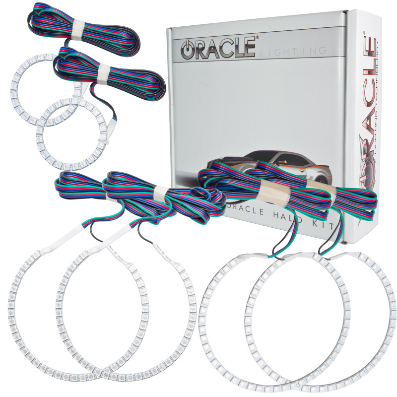 Oracle Dodge Charger 05-10 Triple Ring Halo Kit - ColorSHIFT w/ Simple Controller - 1118-504