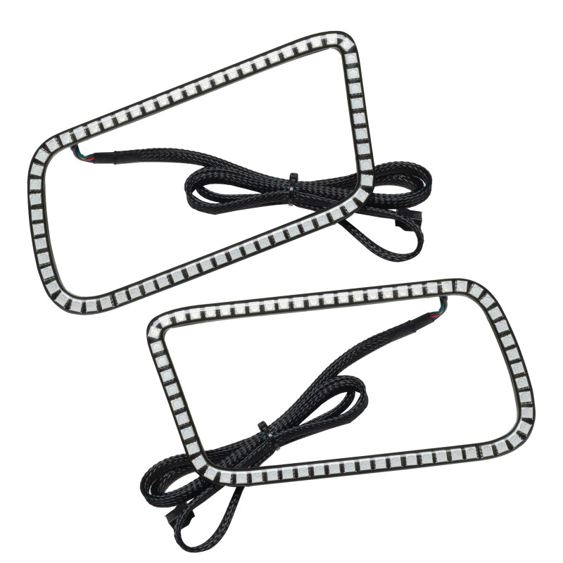 Oracle 09-15 Ram 1500 Sport Surface Mount LED Fog Light Halo Kit - ColorSHIFT - 1184-333