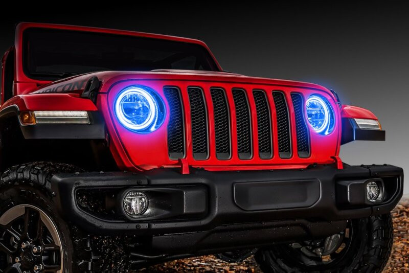 ORACLE Lighting Jeep Wrangler JL/Gladiator JT LED Surface Mount Headlight Halo Kit - 1214-002