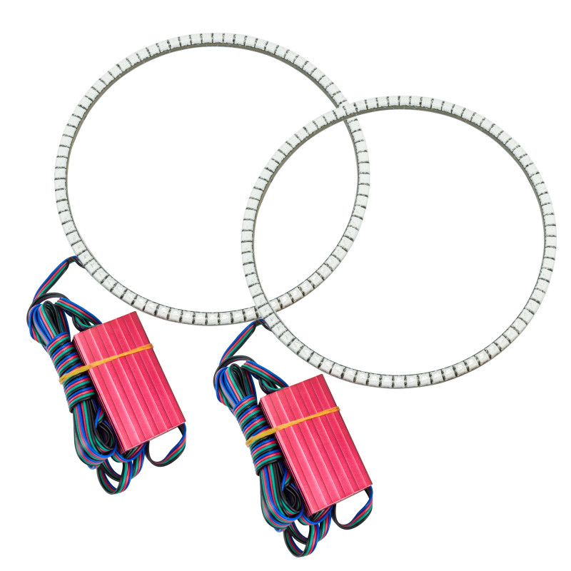 Oracle Jeep Wrangler JL/Gladiator JT LED Surface Mount Headlight Halo Kit- w/o Cntrl - 1214-334