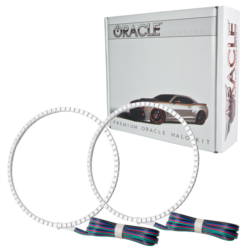 Oracle Ford Mustang 10-12 LED Fog Halo Kit - V6 Grille Fogs - ColorSHIFT - 1223-333