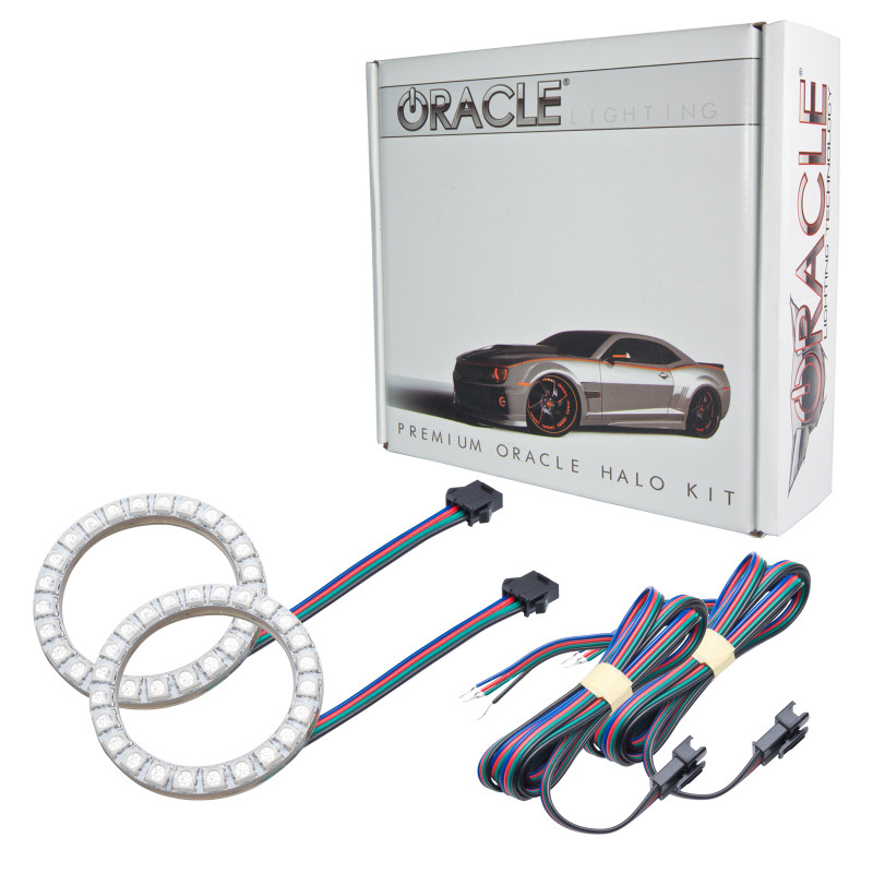 Oracle Dodge Dart 13-16 WP LED Projector Fog Halo Kit - ColorSHIFT - 1229-333