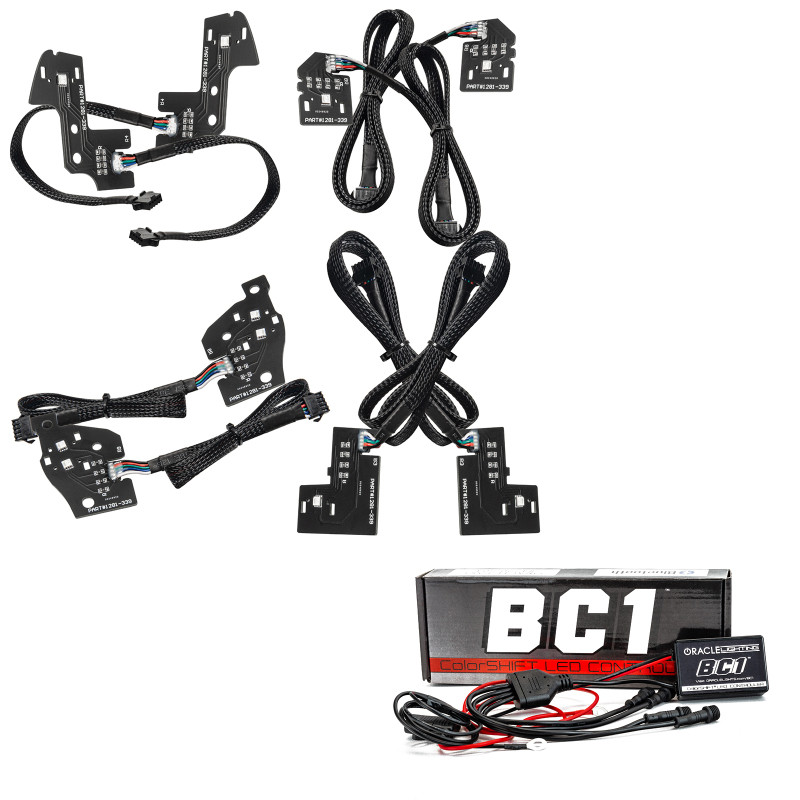 Oracle 19-21 RAM 1500 RGB+W Headlight DRL Kit Reflector LED - w/ BC1 Controller - 1281-335