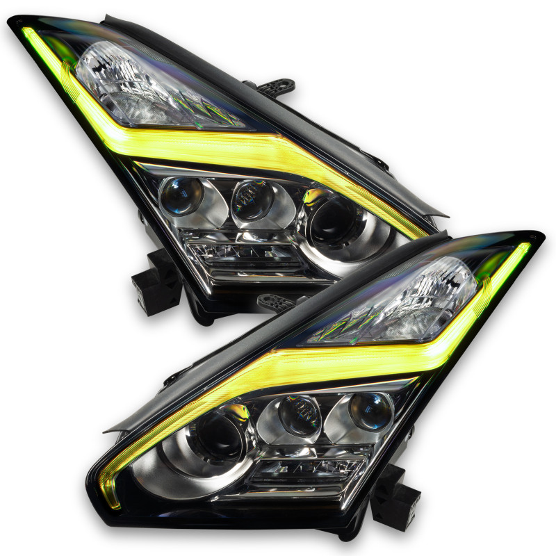 Oracle 15-21 Nissan GT-R RGB+W (Lightning Bolt) Headlight DRL Kit- w/o Controller - 1283-334