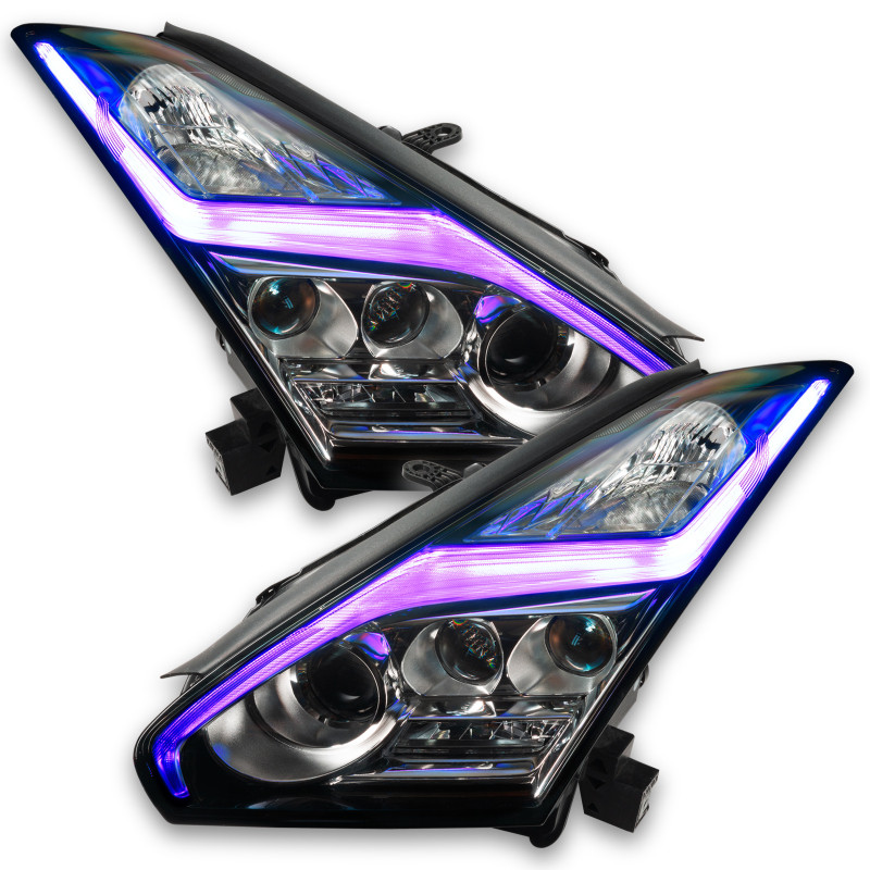 Oracle 15-21 Nissan GT-R RGB+W (Lightning Bolt) Headlight DRL Kit- w/o Controller - 1283-334